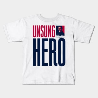 Unsung hero,The man who invented the twentieth century , quotes by Nikola Tesla Kids T-Shirt